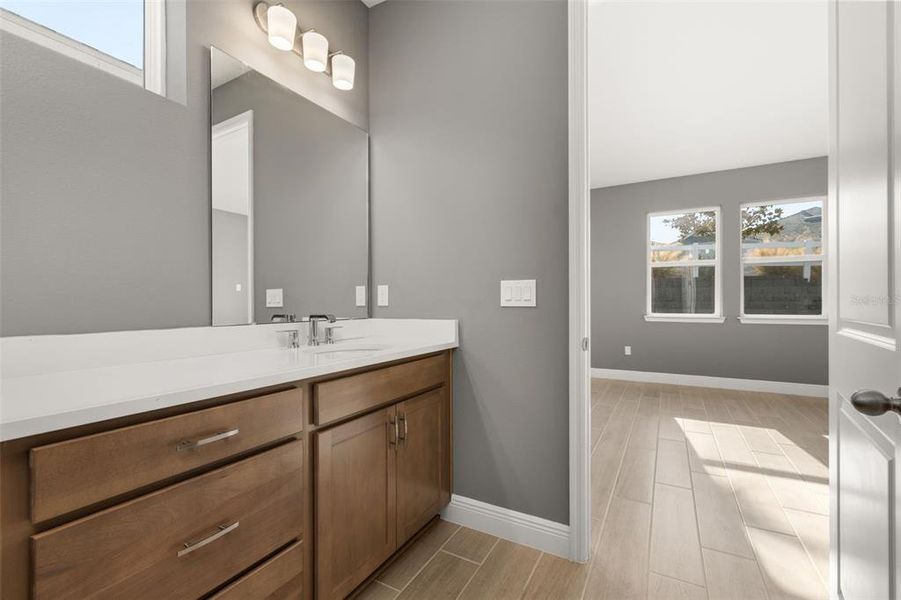 Furnished interior view inside a new home in Green Key Village, Lady Lake (Image 10).