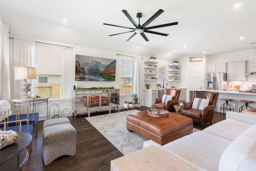 Furnished interior view inside a new home in Water Crest on Lake Conroe - LAKE FRONT, Conroe (Image 8). Furnished interior view inside a new home in Water Crest on Lake Conroe - LAKE FRONT, Conroe (Image 8).