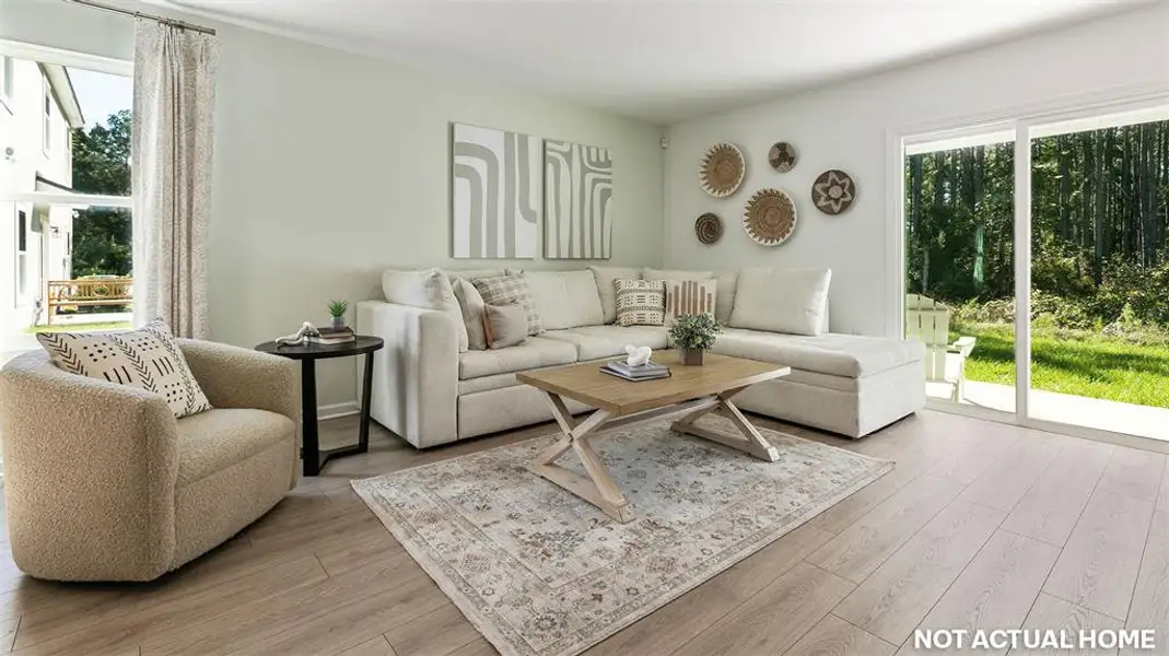 Furnished interior view inside a new home in Grand Reserve, Bunnell (Image 7). Furnished interior view inside a new home in Grand Reserve, Bunnell (Image 7).