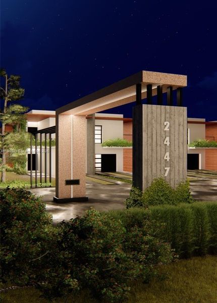 Front exterior of a new home in , Hollywood, FL, highlighting curb appeal (Image 3).