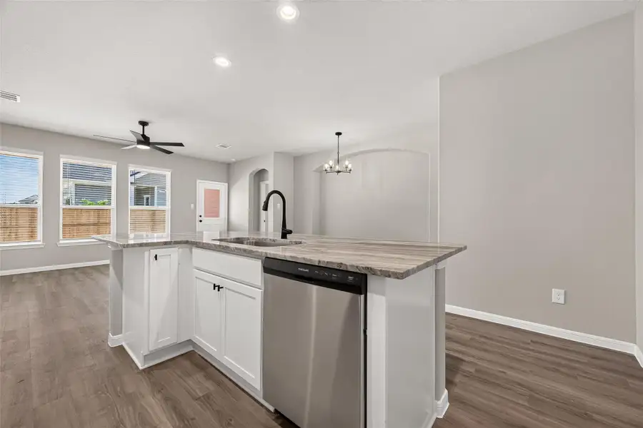 Furnished interior view inside a new home in , Angleton (Image 7).