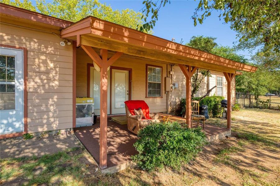 Covered Back Patio