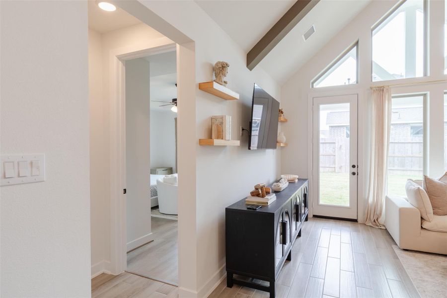 Furnished interior view inside a new home in , New Caney (Image 8).