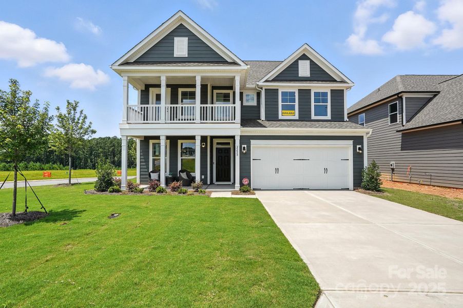 Front exterior of a new home in , Sherrills Ford, NC, highlighting curb appeal (Image 26). Front exterior of a new home in , Sherrills Ford, NC, highlighting curb appeal (Image 26).
