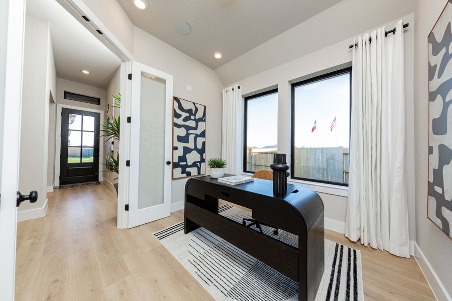 Furnished interior view inside a new home in Arabella on the Prairie: Signature Collection, Rosenberg (Image 2). Furnished interior view inside a new home in Arabella on the Prairie: Signature Collection, Rosenberg (Image 2).