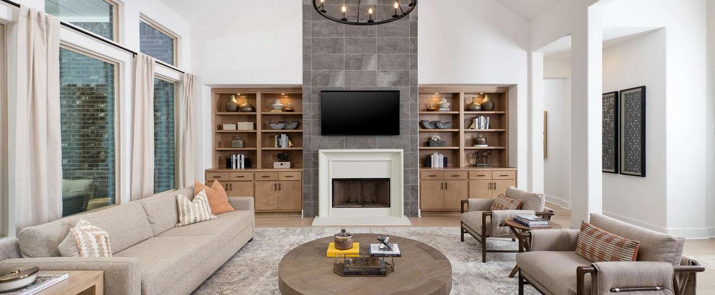 Representative furnished interior of a home built from the Cobe by Ashton Woods in Waldsanger, New Braunfels (Image 5).