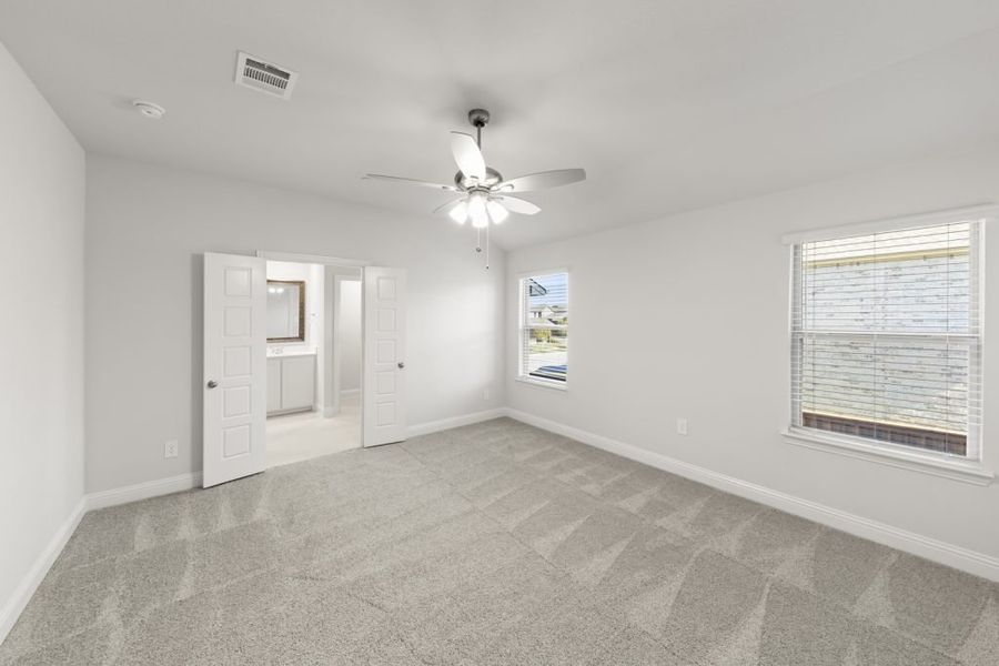 Front exterior of a new home in Sereno Oaks at Buckner Terrace, Dallas, TX, highlighting curb appeal (Image 20). Front exterior of a new home in Sereno Oaks at Buckner Terrace, Dallas, TX, highlighting curb appeal (Image 20).