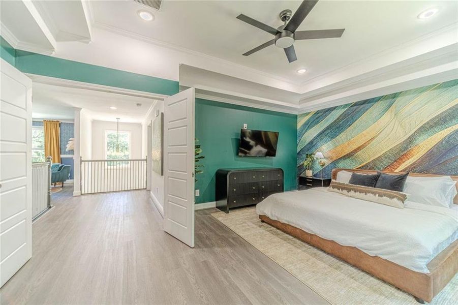 Furnished interior view inside a new home in , Snellville (Image 34).