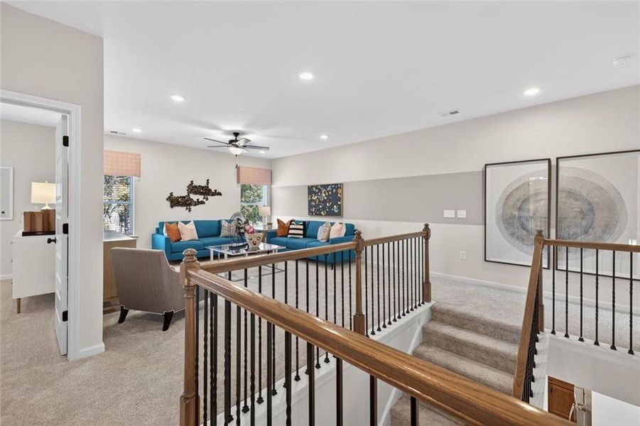 Furnished interior view inside a new home in Allen Manor, Hoschton (Image 44).