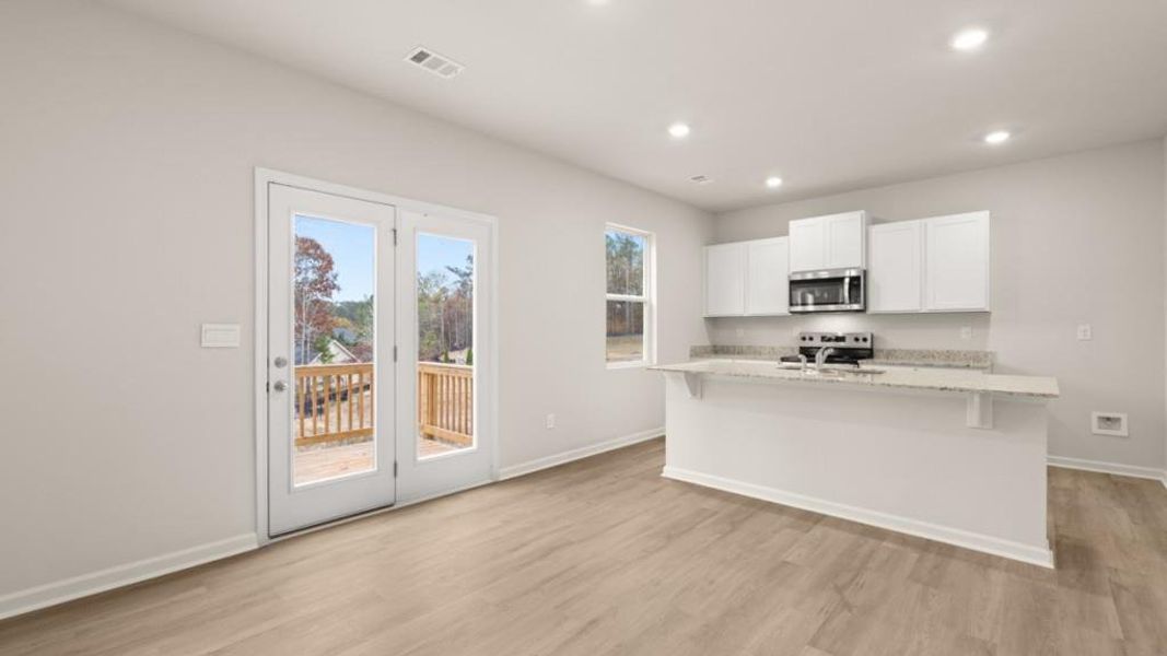 Furnished interior view inside a new home in Pointe Park, Union City (Image 5).