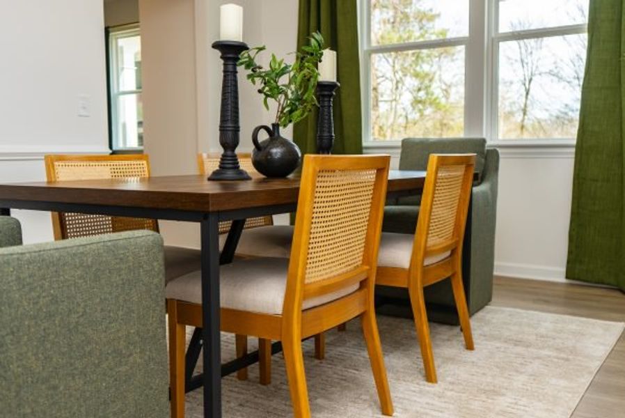 Representative furnished interior of a home built from the Graham by Piedmont Residential in Hampton Ridge, Jefferson (Image 11).