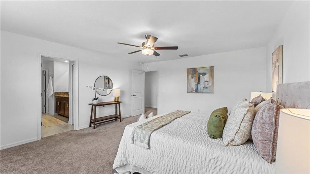 Furnished interior view inside a new home in Wind Meadows South, Bartow (Image 36).