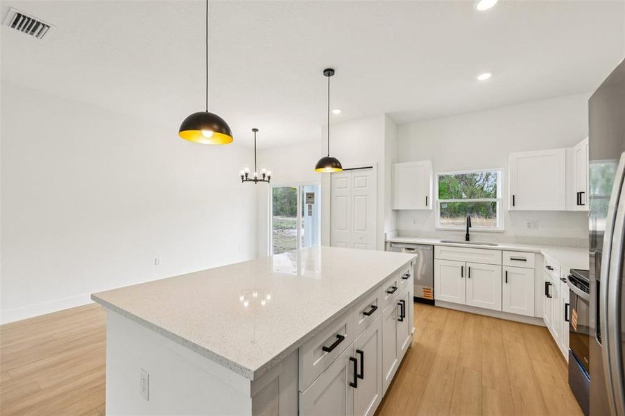 Furnished interior view inside a new home in , Ocklawaha (Image 6).