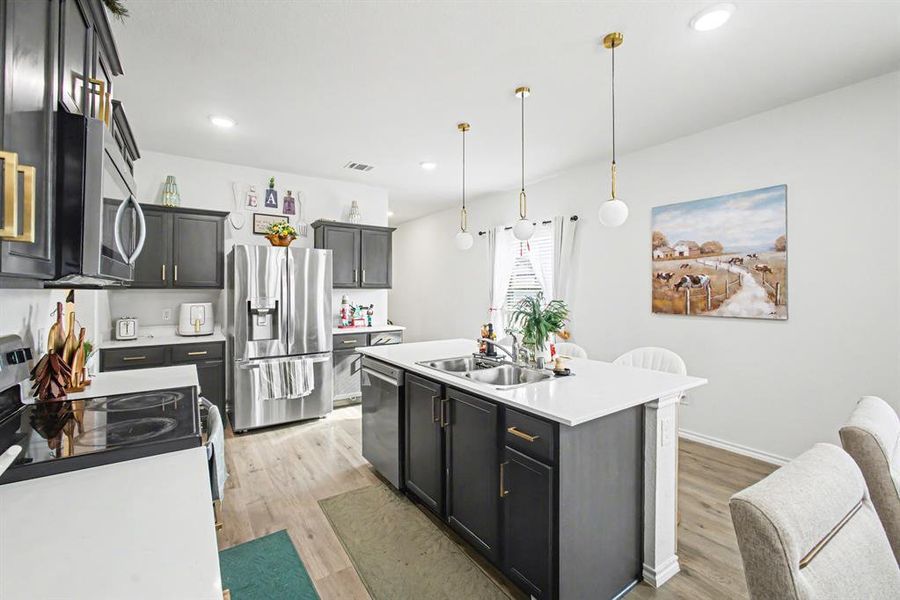 Furnished interior view inside a new home in , Forney (Image 26).