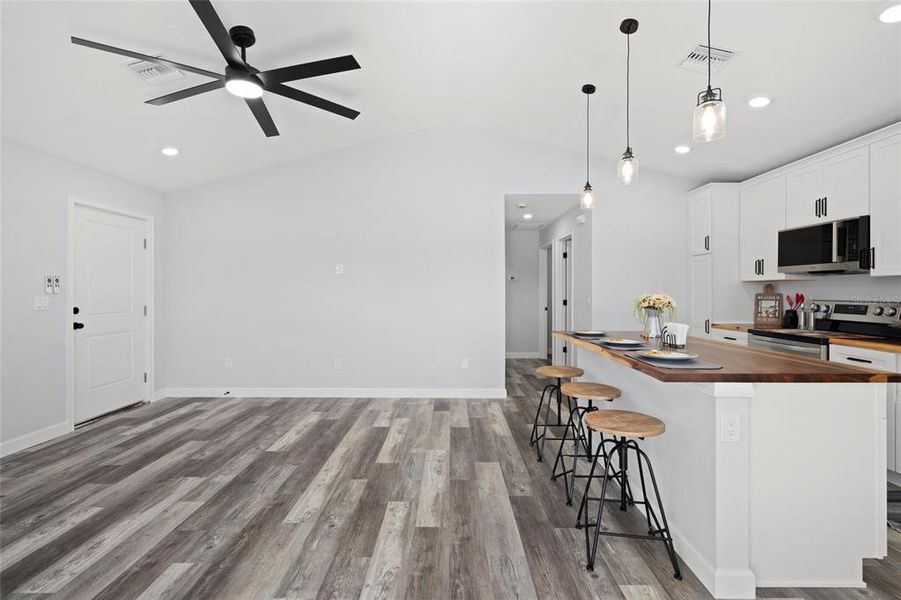 Furnished interior view inside a new home in , Okeechobee (Image 16).