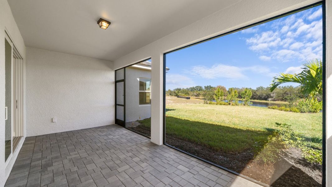 Exterior details and patio area of a home in Verandah, Fort Myers (Image 17).