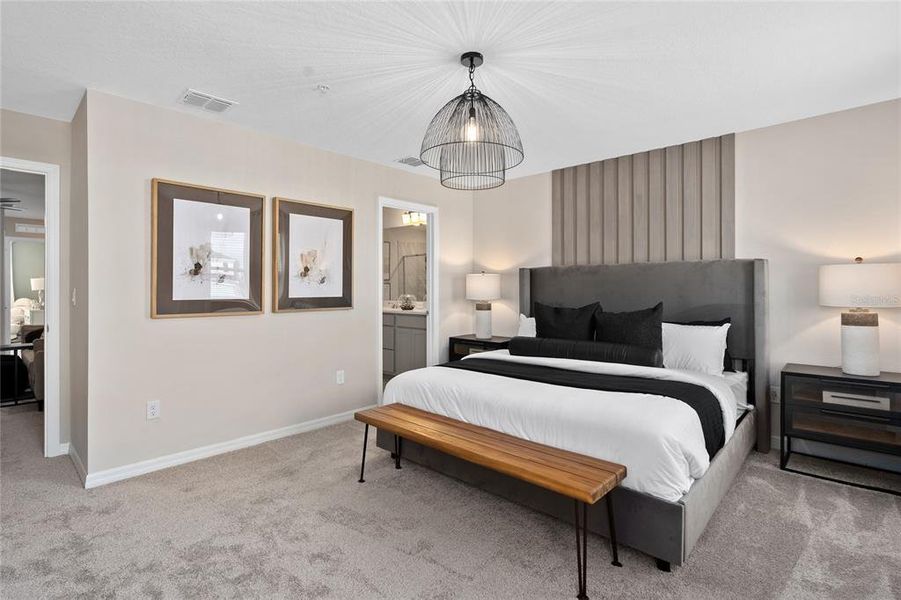 Furnished interior view inside a new home in EverBe, Orlando (Image 20).