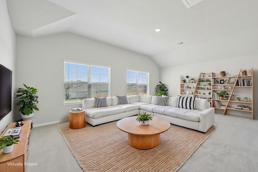 Furnished interior view inside a new home in Riviera Pines - Classic Series, Huffman (Image 9).