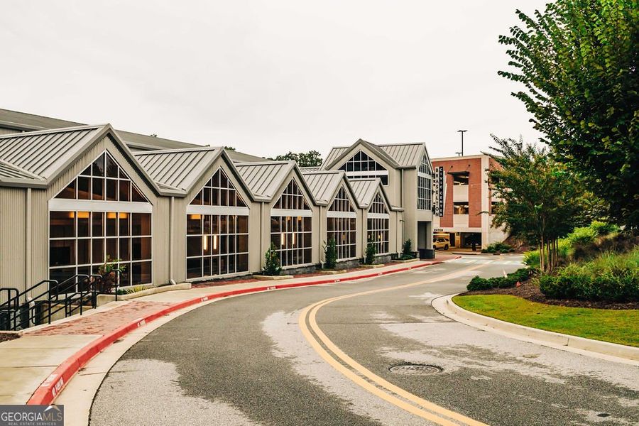 Front exterior of a new home in Rosewood Lake Estates, Hoschton, GA, highlighting curb appeal (Image 52).