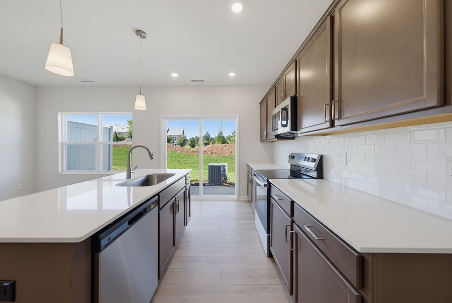 Furnished interior view inside a new home in Sweetbrier, Durham (Image 10).