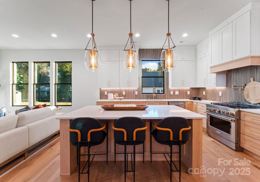 Furnished interior view inside a new home in , Charlotte (Image 16). Furnished interior view inside a new home in , Charlotte (Image 16).