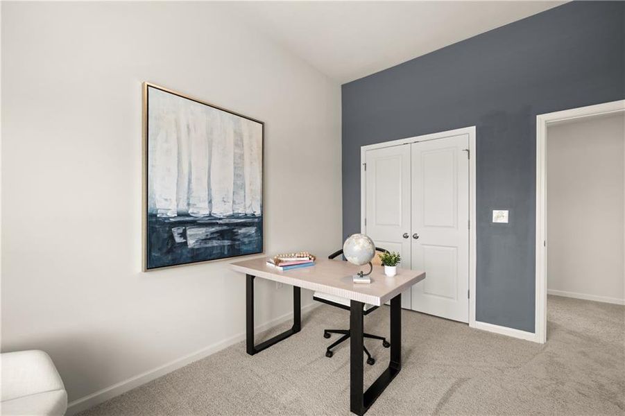 Furnished interior view inside a new home in Walden Park - The Retreat, Jonesboro (Image 32).