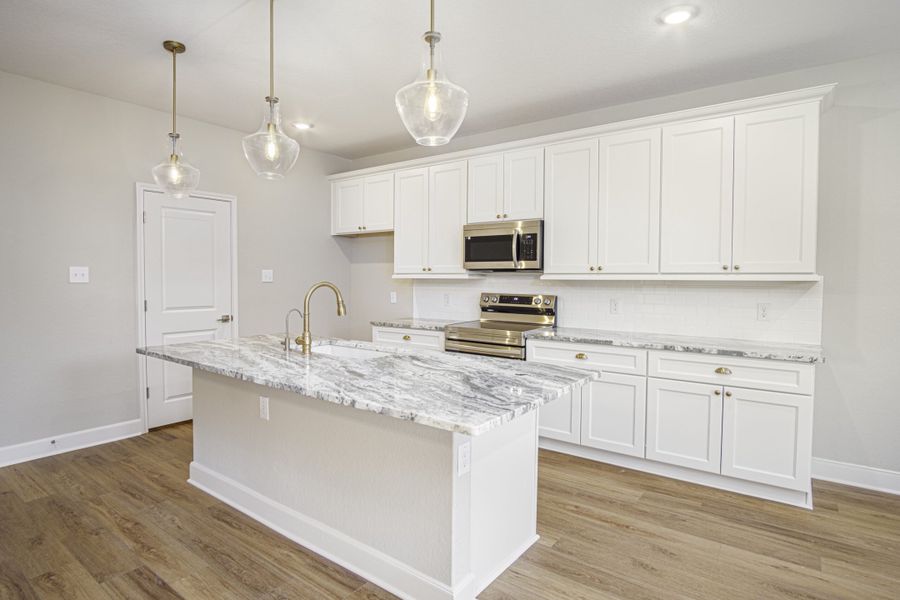 Representative furnished interior of a home built from the The Osbourne by Rosehaven Homes in Magnolia Village, San Antonio (Image 5).