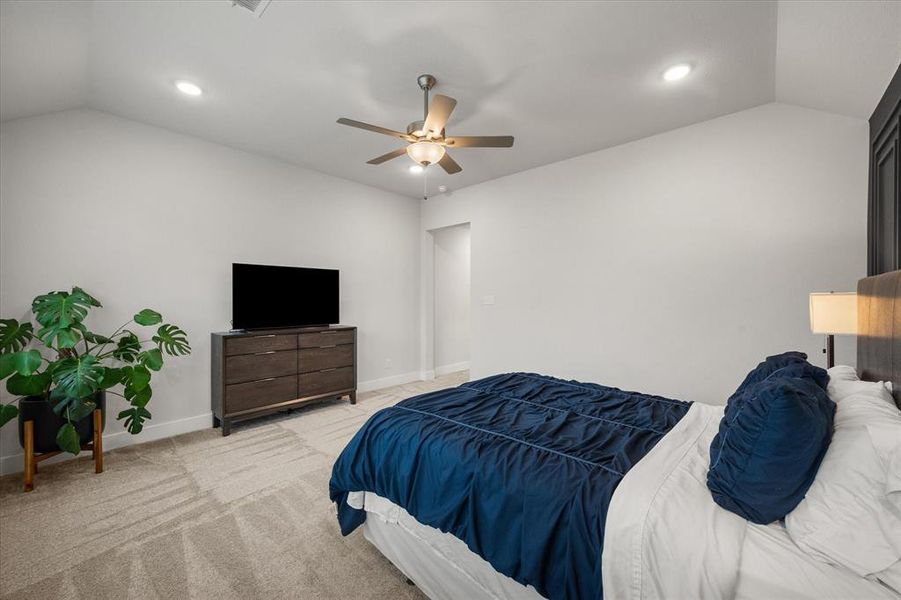 Furnished interior view inside a new home in Inspiration Collection at Bridgewater, Midlothian (Image 28).
