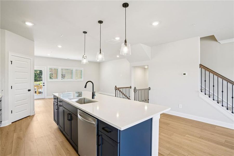 Furnished interior view inside a new home in Hemingway - Highland Series, Cumming (Image 11).