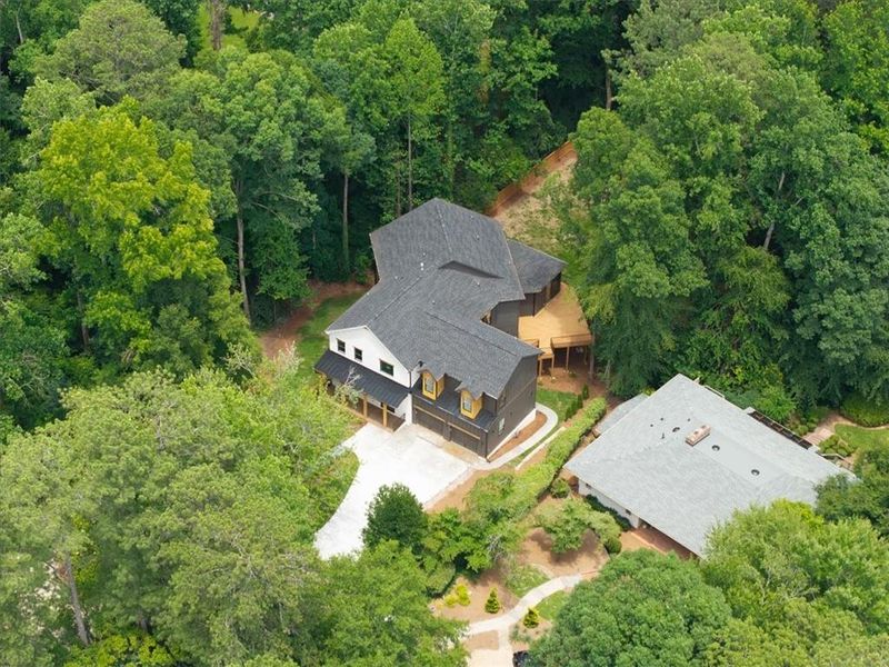 Front exterior of a new home in , Marietta, GA, highlighting curb appeal (Image 30). Front exterior of a new home in , Marietta, GA, highlighting curb appeal (Image 30).