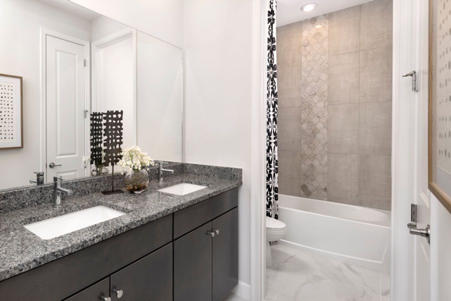 Representative furnished interior of a home built from the Briar by Mattamy Homes in Tradition, Port St. Lucie (Image 12).