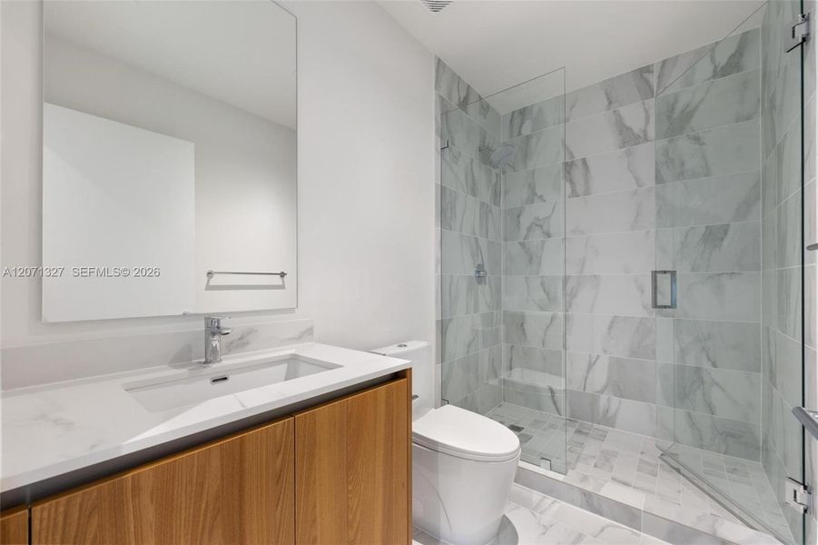 Furnished interior view inside a new home in , Miami (Image 12).