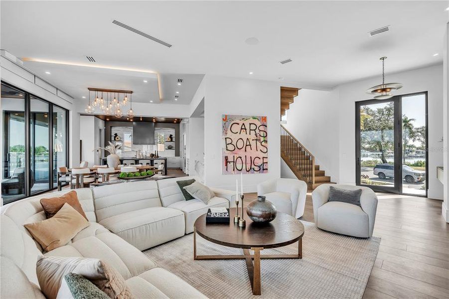 Furnished interior view inside a new home in , St. Petersburg (Image 29).