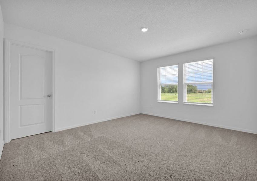 Rest and relaxation await in the master suite