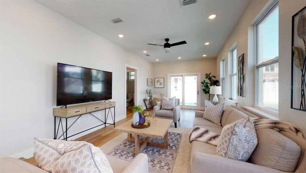 Furnished interior view inside a new home in , St. Petersburg (Image 7).