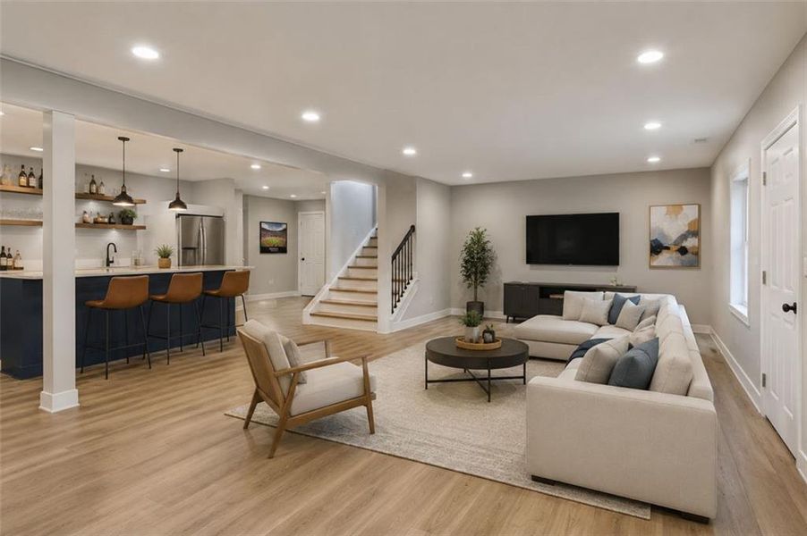 Furnished interior view inside a new home in , Ellenwood (Image 5).