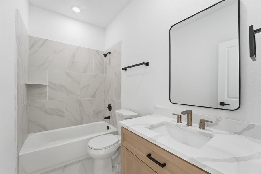 Furnished interior view inside a new home in , Houston (Image 6).