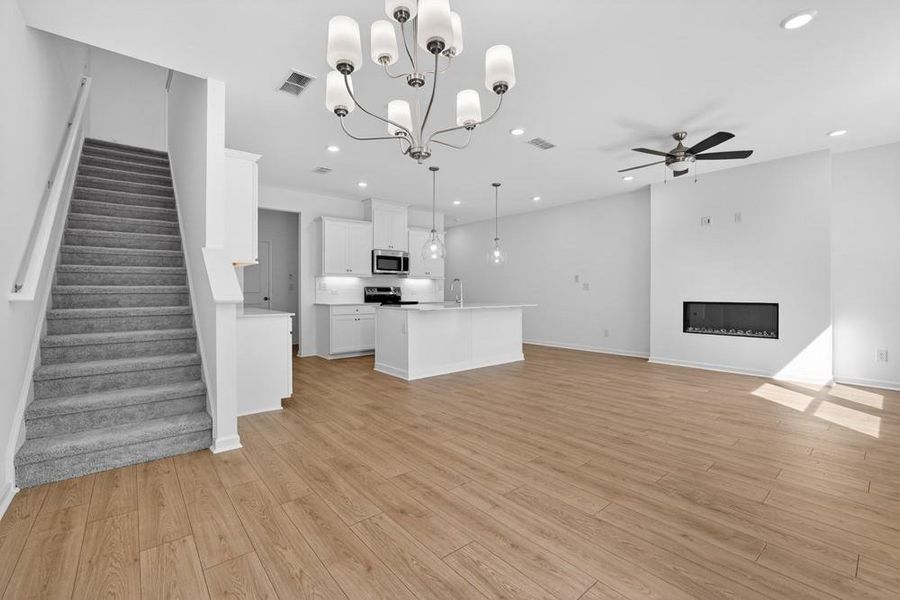 Spacious, unfurnished interior of a new home in Weatherfield, Buford (Image 18).
