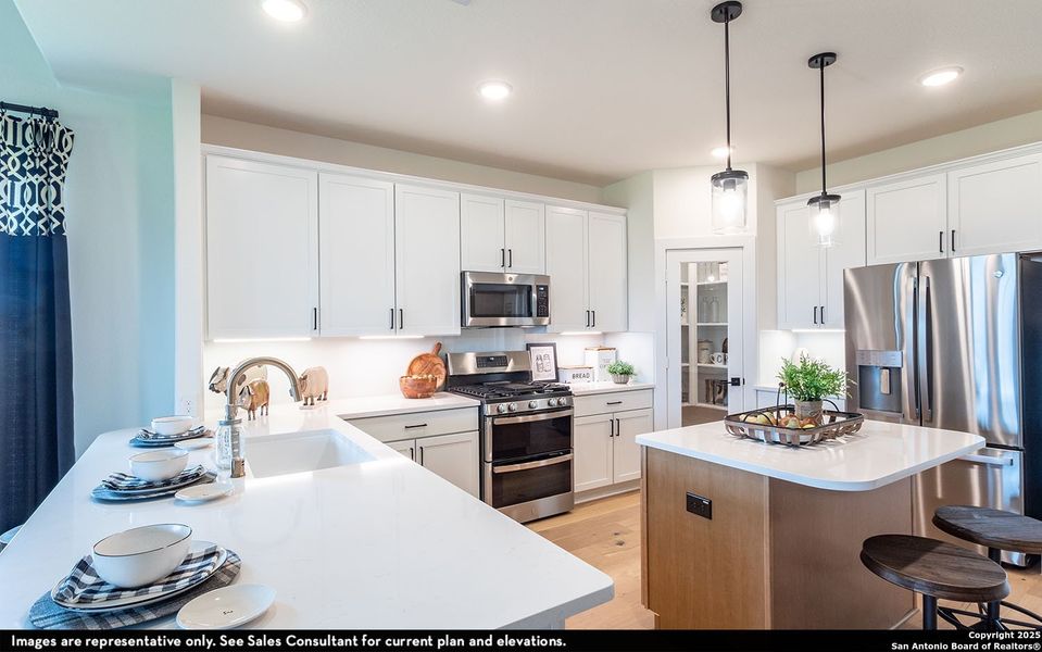 Furnished interior view inside a new home in Homestead, Schertz (Image 7). Furnished interior view inside a new home in Homestead, Schertz (Image 7).