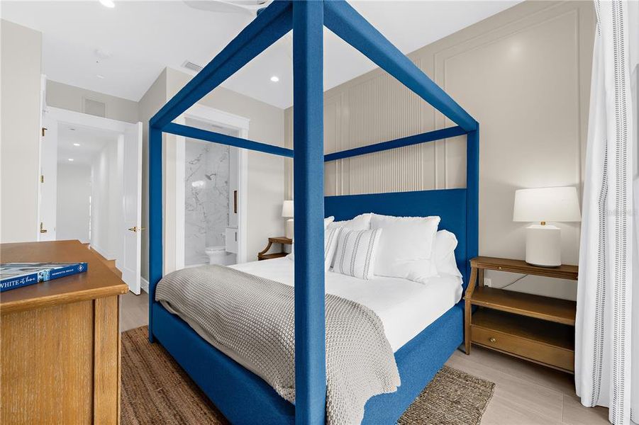 Furnished interior view inside a new home in , Sarasota (Image 56).