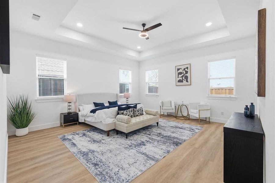 Furnished interior view inside a new home in , Denton (Image 16).