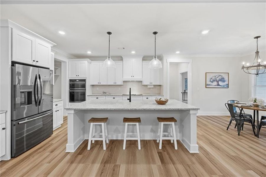 Furnished interior view inside a new home in , Dallas (Image 5).