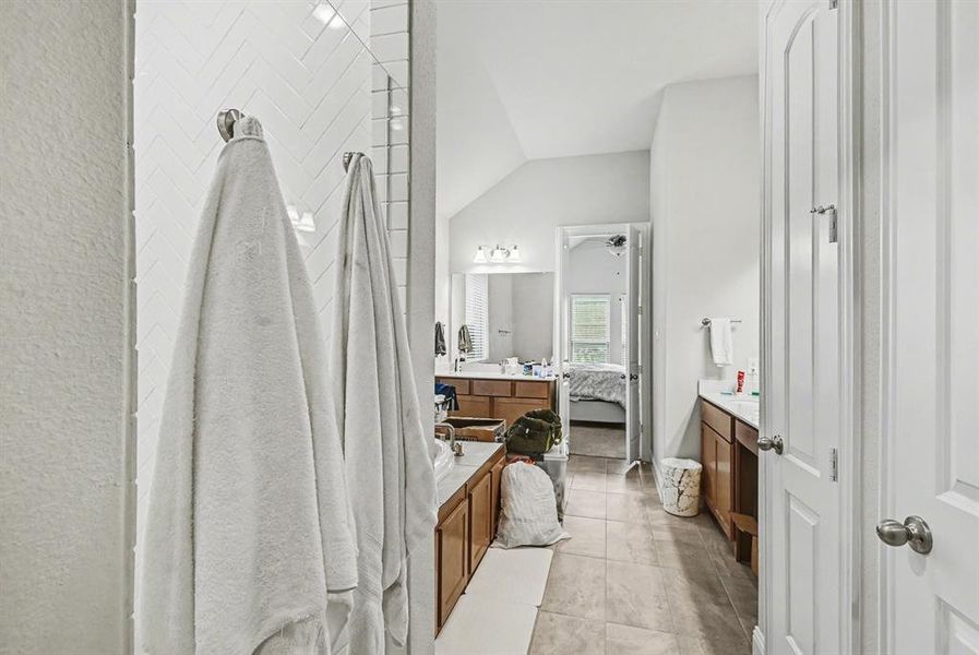 Furnished interior view inside a new home in Pecan Square, Justin (Image 6).