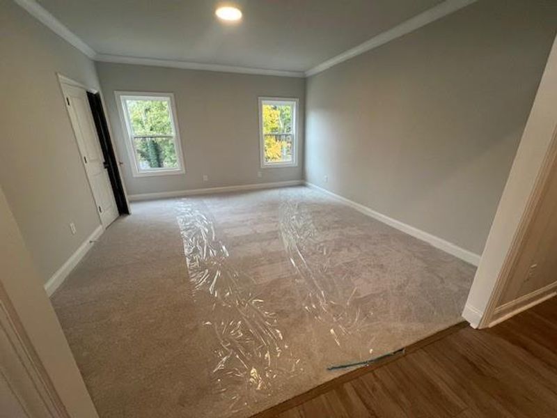 In-progress construction of a new home in Promenade at Sawnee Village, Cumming, GA (Image 49). In-progress construction of a new home in Promenade at Sawnee Village, Cumming, GA (Image 49).