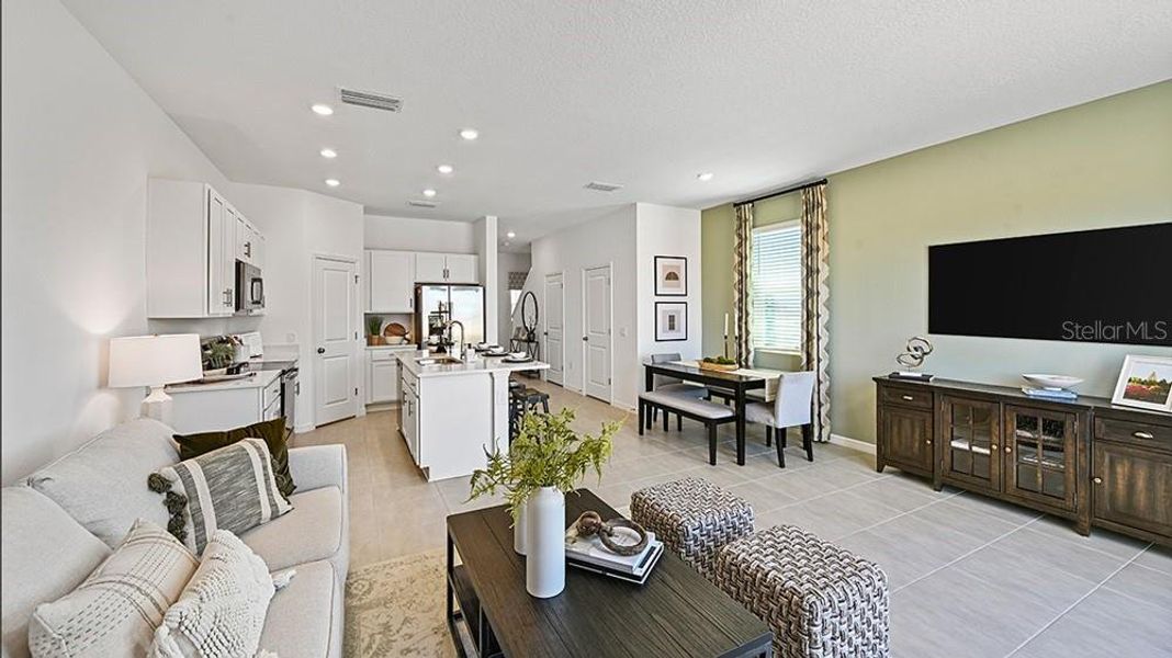 Furnished interior view inside a new home in Waterstone, Groveland (Image 8).