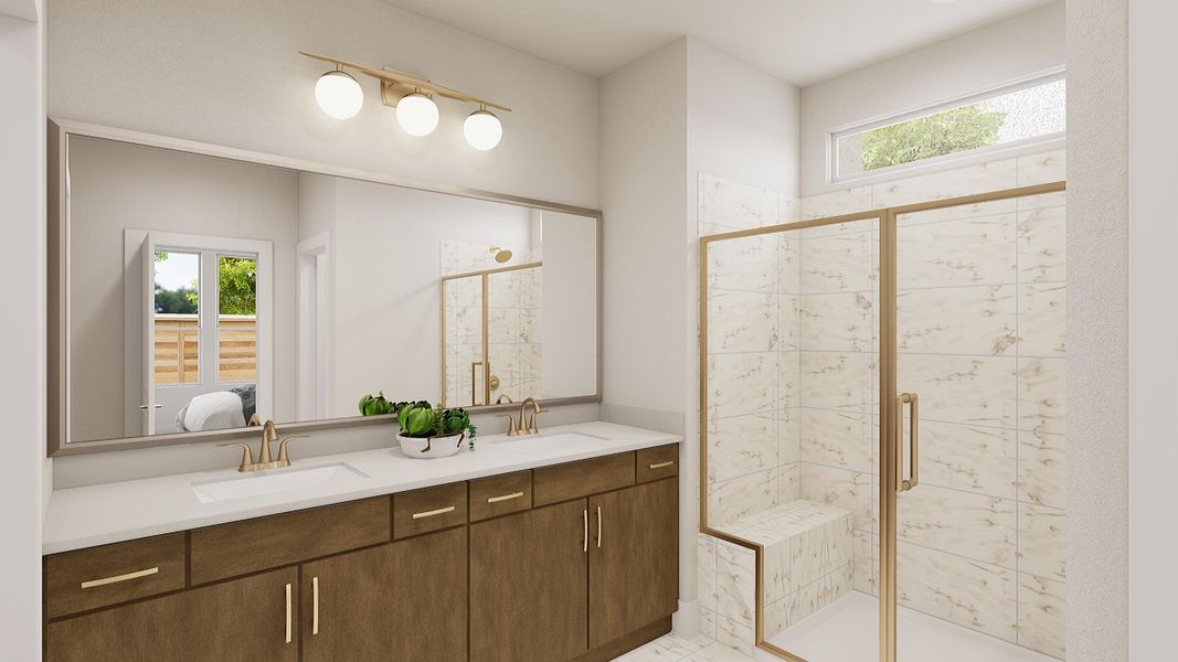 Representative furnished interior of a home built from the Aspen by Tri Pointe Homes in Enclave At Canyon Ranch, Corinth (Image 9).