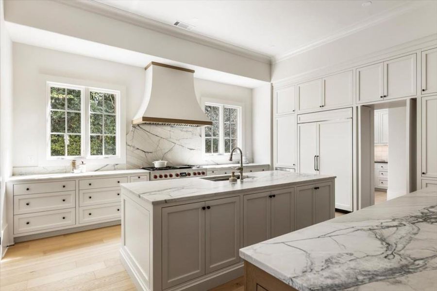 Furnished interior view inside a new home in , Alpharetta (Image 40).