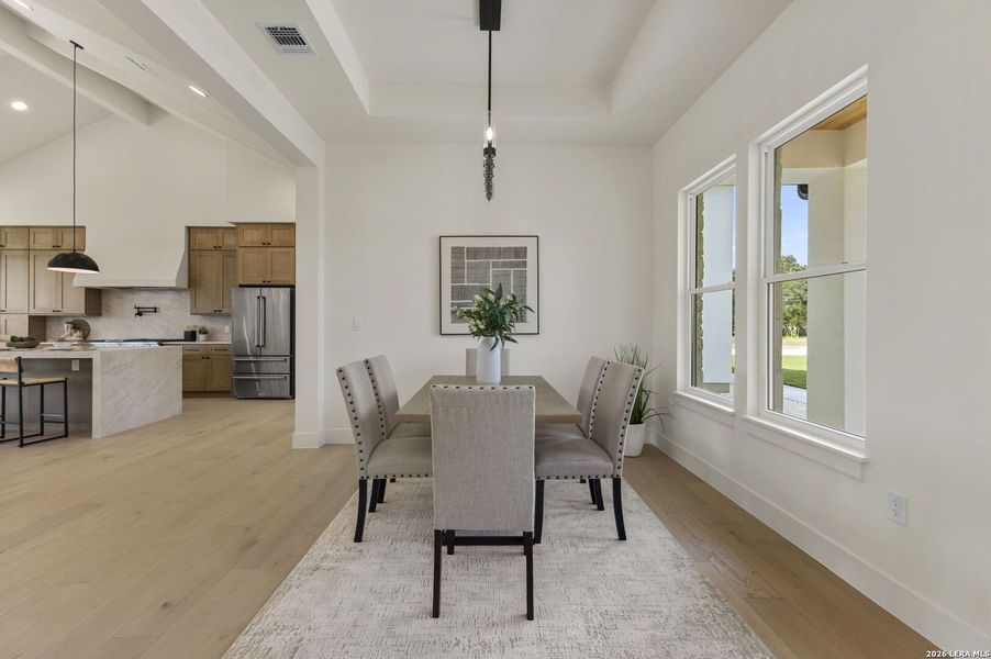 Furnished interior view inside a new home in , Bandera (Image 7).