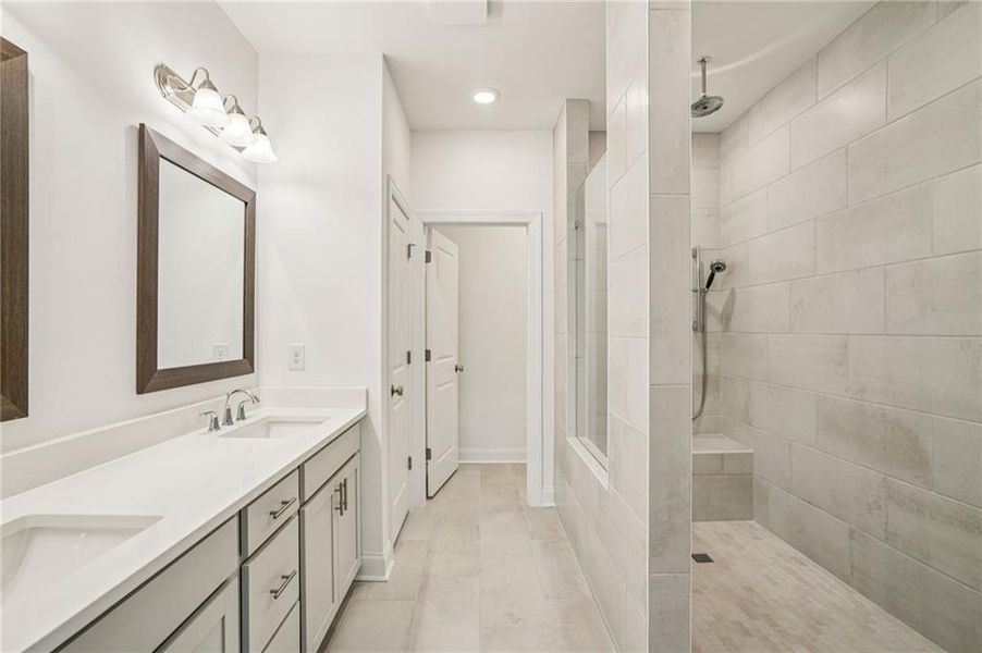 Furnished interior view inside a new home in Millcroft Townhomes, Buford (Image 13).