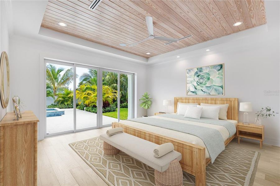 Furnished interior view inside a new home in , Boca Grande (Image 10).